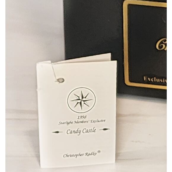 Retired, Vintage Christopher Radko "Candy Castle" Ornament 1998 #98-SP-36 - Picture 2 of 10